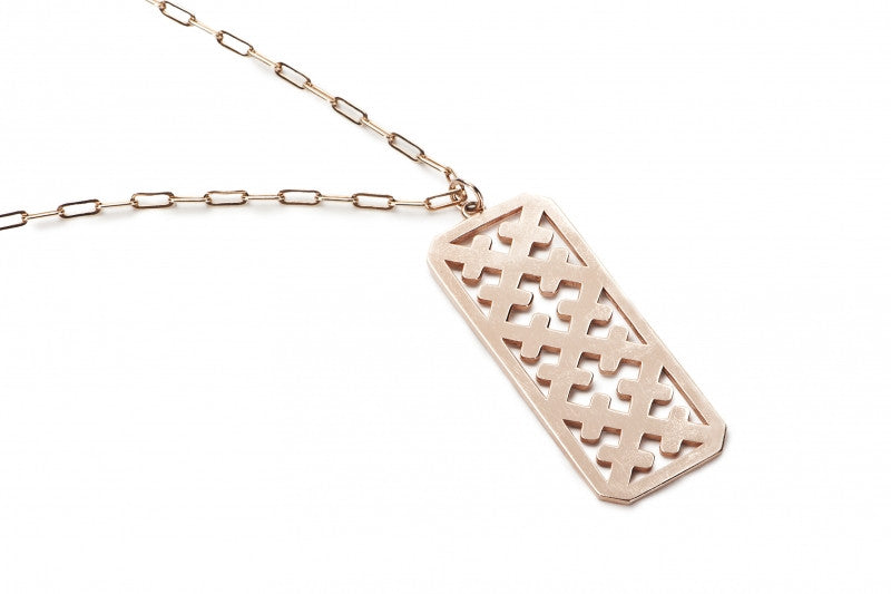 Crosses Dog Tag, Large